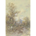 Reproduction of the painting Landscape with Peasant, Child, and the Ruin of Eppstein - Anton Burger