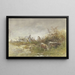 Repos sur le champ - Anton Burger — framed artwork on a wall
