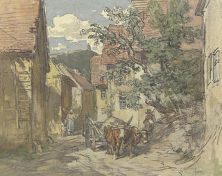 Rue à Kronberg - Anton Burger — artwork view