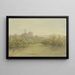 View of Kronberg - Anton Burger — framed artwork on a wall