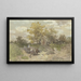 Jug of Oxen - Anton Burger — framed artwork on a wall
