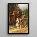 Feeding the Ducks - Anton Dieffenbach — framed artwork on a wall