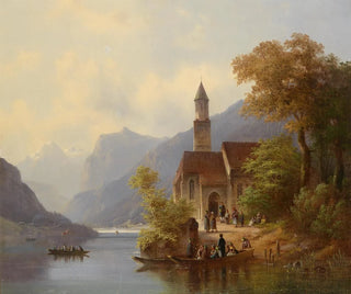 On the way back from Sunday mass - Anton Doll — artwork view
