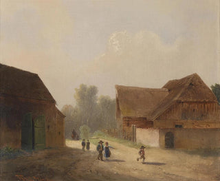Children on the way home - Anton Doll — artwork view