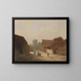 Children on the way home - Anton Doll — framed artwork on a wall