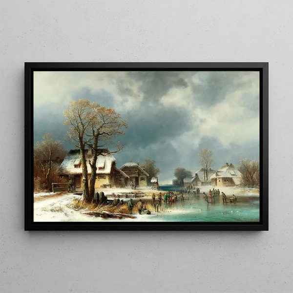 Pleasures on Ice - Anton Doll — framed artwork on a wall