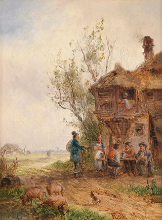 Repos devant l'auberge - Anton Doll — artwork view