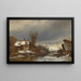 Winter Pleasures - Anton Doll — framed artwork on a wall