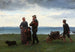 at dusk from the drying site at Sletten - Anton Dorph — artwork view