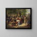 After the plundering - Anton Dvorak — framed artwork on a wall