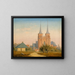 Cathedral of Roskilde - Anton Eduard Kieldrup — framed artwork on a wall
