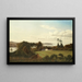 a Danish farm - Anton Erik Christian Thorenfeld — framed artwork on a wall