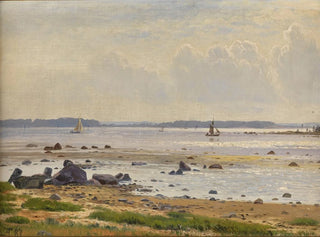 Danish coast of the Baltic Sea at Roskilde Fjord, Seeland - Anton Erik Christian Thorenfeld — artwork view