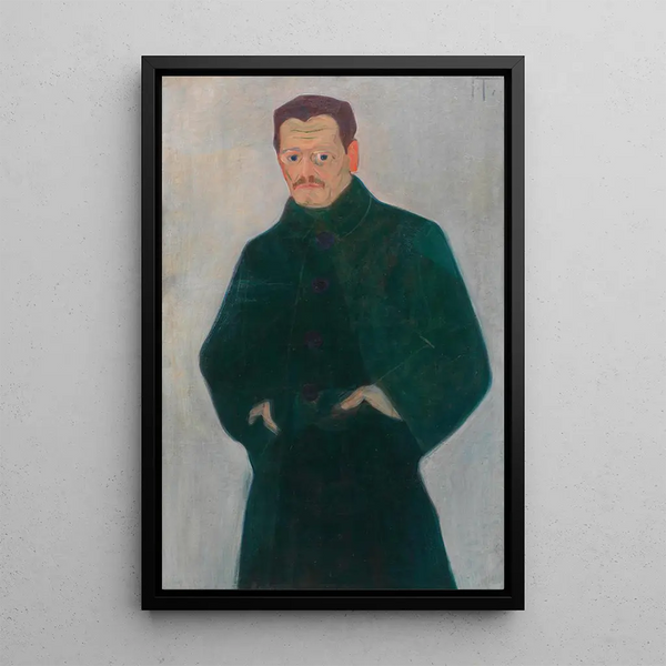 Andreas Thom, writer - Anton Faistauer — framed artwork on a wall