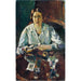 Dame en blouse blanche, première épouse de l'artiste - Anton Faistauer — artwork view