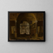 Interior church painting - Anton Günther Gheringh — framed artwork on a wall