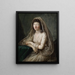 Portrait of a woman - Anton Graff — framed artwork on a wall