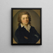 Portrait of Jan Potocki - Anton Graff — framed artwork on a wall