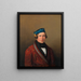 an unknown man, Viennese citizen - Anton Haala — framed artwork on a wall