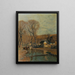 Vorfrühling in Eastern Galicia - Anton Hans Karlinsky — framed artwork on a wall