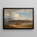 Le Chiemsee en automne - Anton Hansch — framed artwork on a wall
