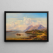 the Lake of Millstatt in Carinthia - Anton Hansch — framed artwork on a wall
