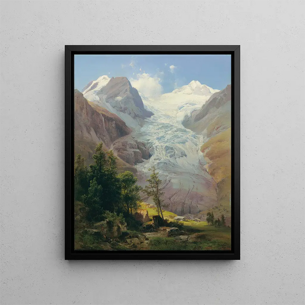 The Glacier Pal - Anton Hansch — framed artwork on a wall