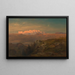 Le Schlern depuis Oberbozen - Anton Hansch — framed artwork on a wall
