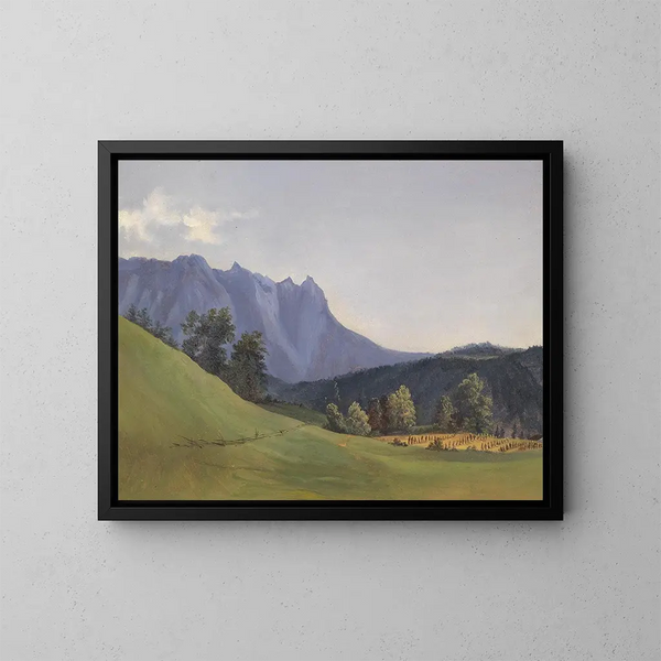 Monts Sengsengebirge - Anton Hansch — framed artwork on a wall