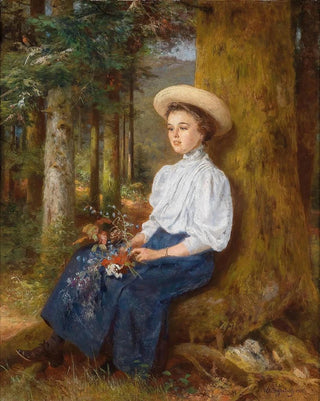 Repos dans la forêt - Anton Heinrich Dieffenbach — artwork view