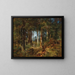 Forest of Pines - Anton Heinrich Dieffenbach — framed artwork on a wall