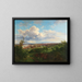A View of Vienna - Anton Hlaváček — framed artwork on a wall