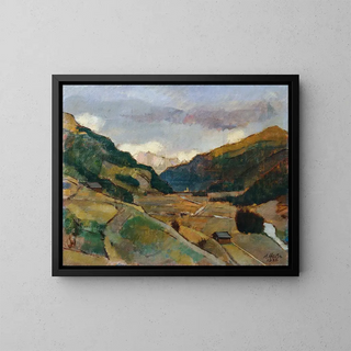 La vallée de Defereggental en Haute-Autriche - Anton Hula — framed artwork on a wall