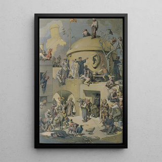 Reproduction of the painting Proverbs - Anton Josef von Kenner