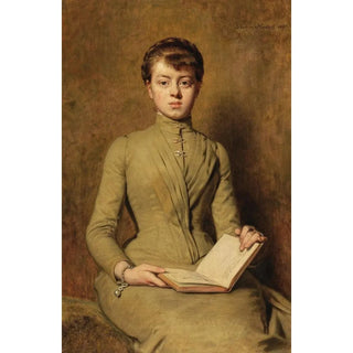 Woman reading - Anton Katzer — artwork view