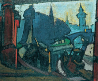 Canal at Dusk Berlin - Anton Kerschbaumer — artwork view
