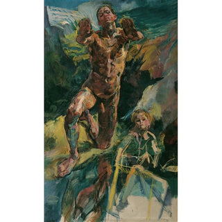 Reproduction of the painting Nostalgia - Anton Kolig