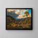 Tempestuous landscape to come - Anton Liehl — framed artwork on a wall