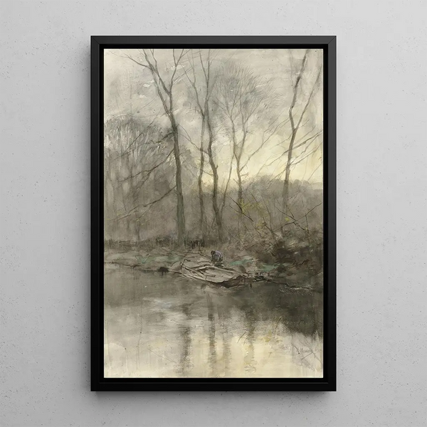 Reproduction of the painting Forest Edge at the Water's Edge - Anton Mauve