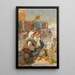 Reproduction of the painting The Peasant Market - Anton Mittoff Mitov