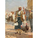 Reproduction of the painting The poultry market - Anton Mittoff Mitov