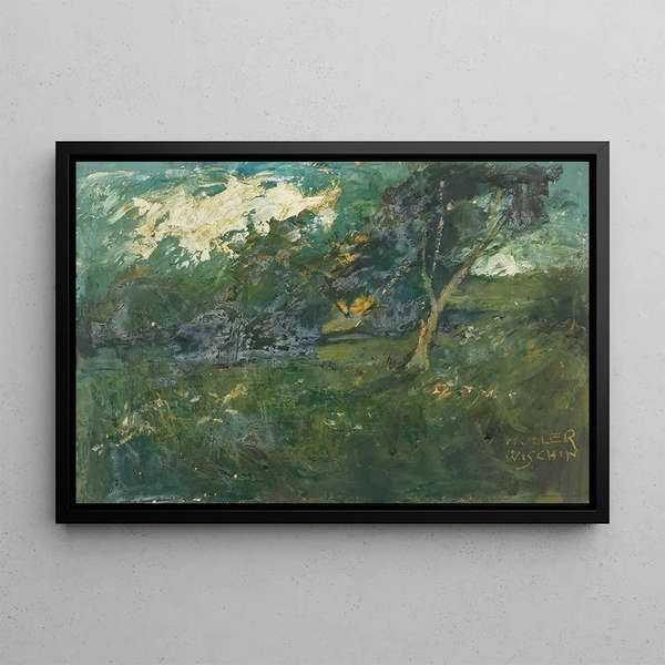 In the greenery - Anton Müller-Wischin — framed artwork on a wall
