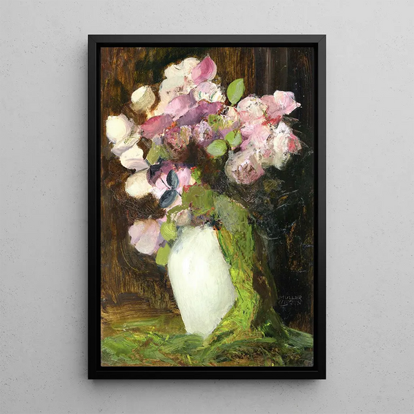 Reproduction of the painting Roses - Anton Müller-Wischin