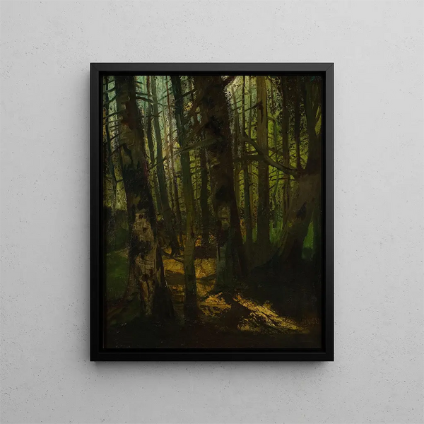 Deforestation - Anton Müller-Wischin — framed artwork on a wall