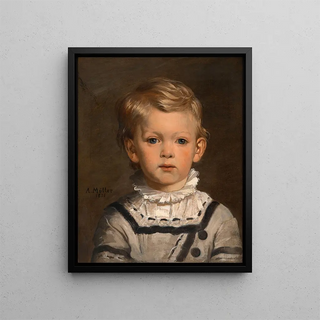 Paul Klob later became a colonel at the age of three - Anton Müller — framed artwork on a wall