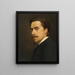 Self-portrait - Anton Müller — framed artwork on a wall
