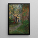 Ulrichshof in the Josefstadt district - Anton Müller — framed artwork on a wall