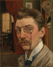 Self-portrait in studio - Anton Molkenboer — artwork view