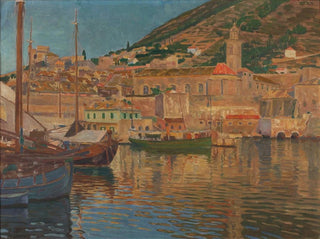 Part of the port at Ragusa - Anton Nowak — artwork view