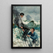 Reproduction of the painting Man in Rigging - Anton Otto Fischer